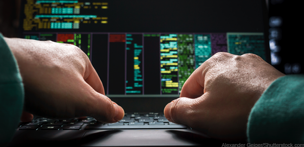 hacker at work (Alexander Geiger/Shutterstock.com)
